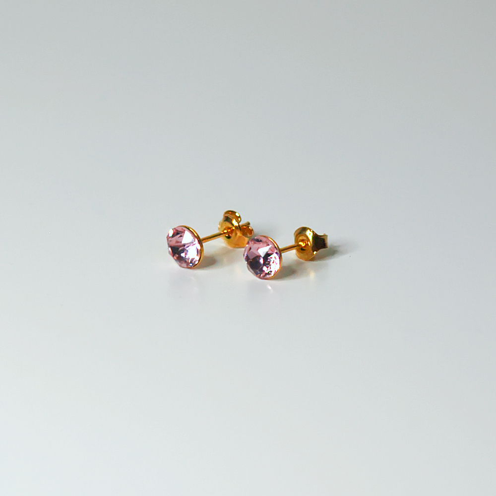 925 SILVER CRYSTAL STUDS