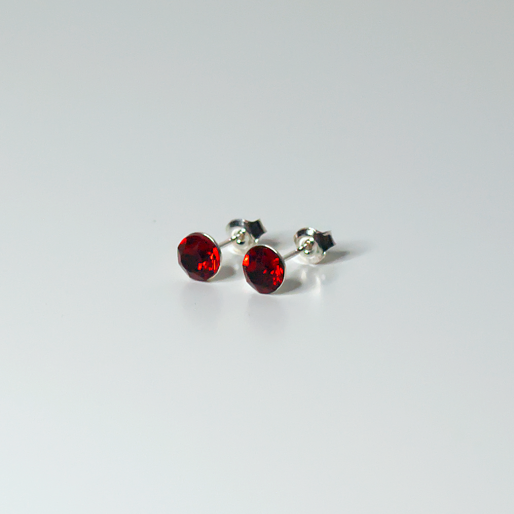 925 SILVER CRYSTAL STUDS