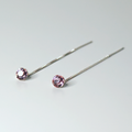 925 SILVER THREAD CRYSTAL EARRINGS